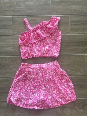 Speechless Kids Pink Floral Two-Piece Set